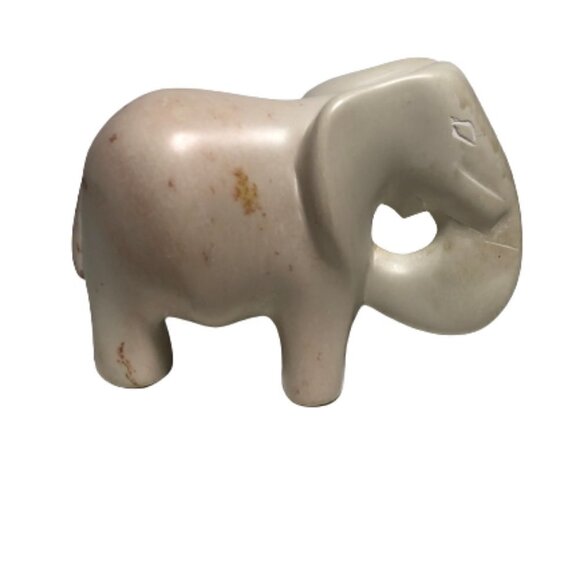 - ❣️Elephant Statue Made From Stone 3.5" x 2.25 - Picture 1 of 4